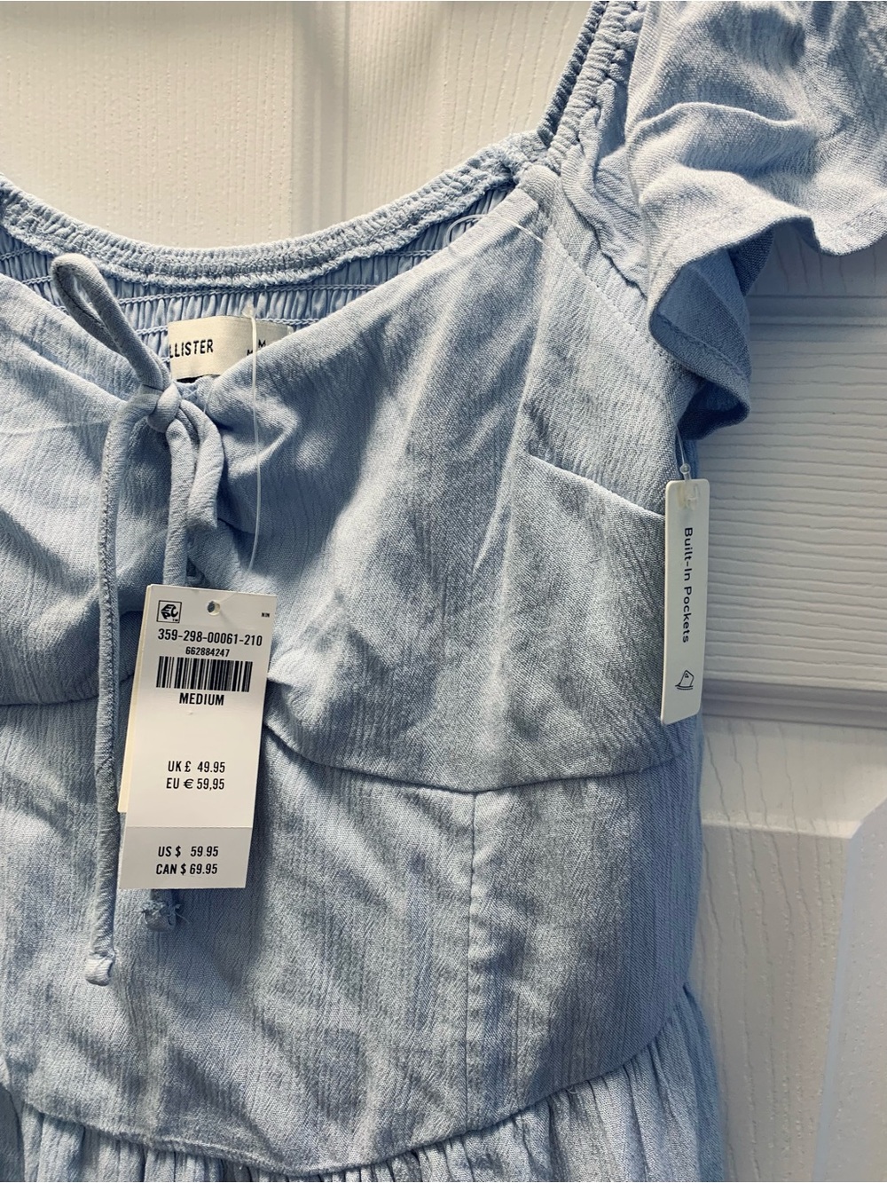 Hollister Pale Blue Maxi Dress - Picture 2 of 3